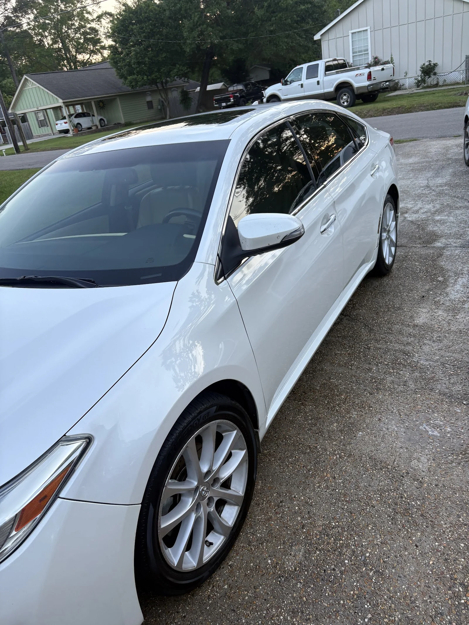 Freshly detailed sedan — mirror-shine finish in Hattiesburg, MS
